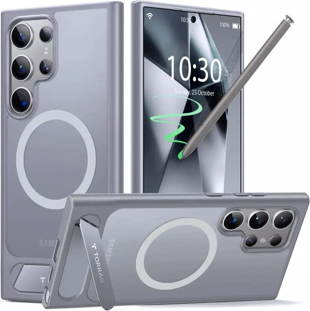 Torras UPro Pstand Hoesje Samsung Galaxy S24 Ultra