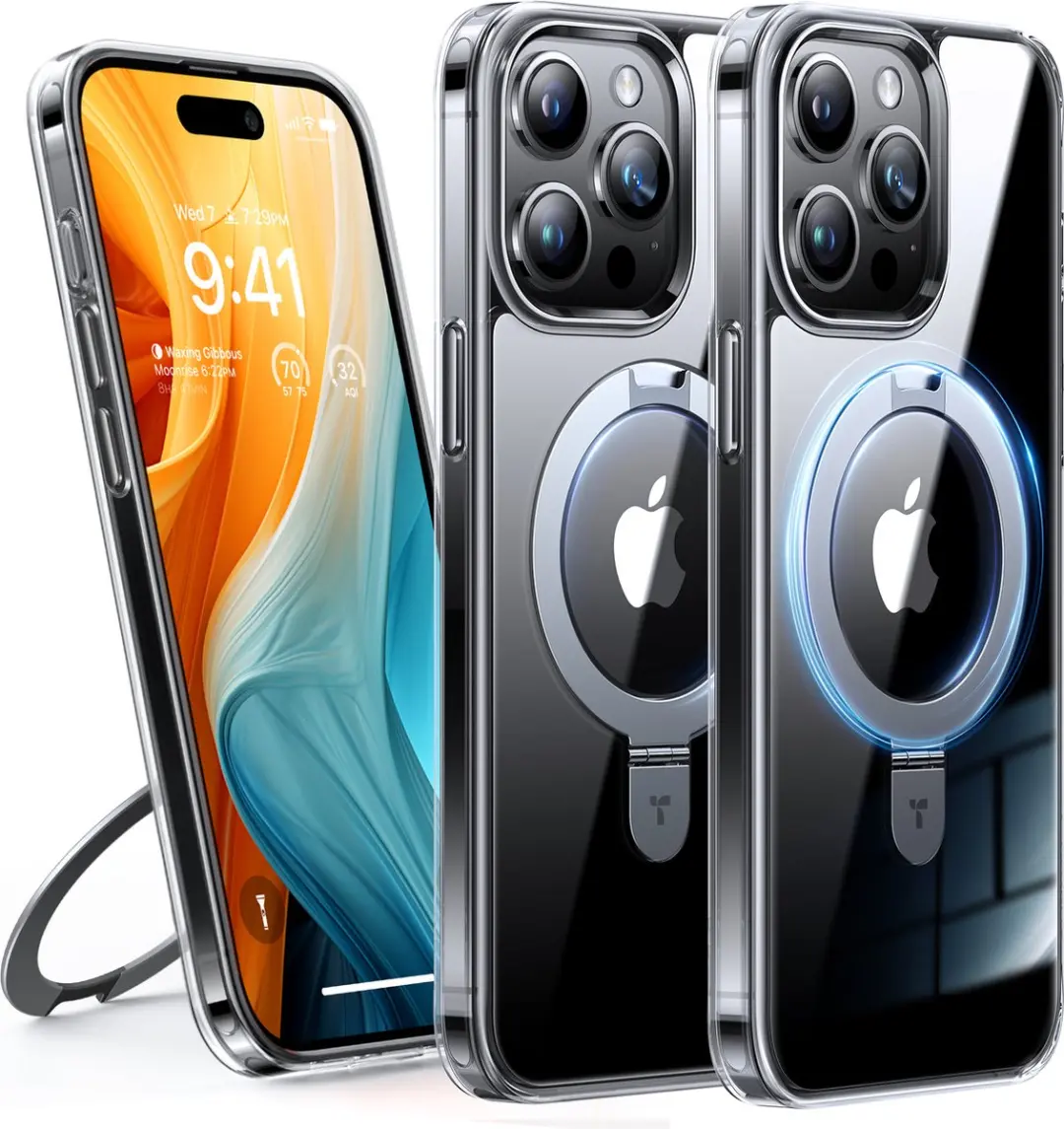 Torras iPhone 15 Pro Max Magsafe Hoesje - Transparant
