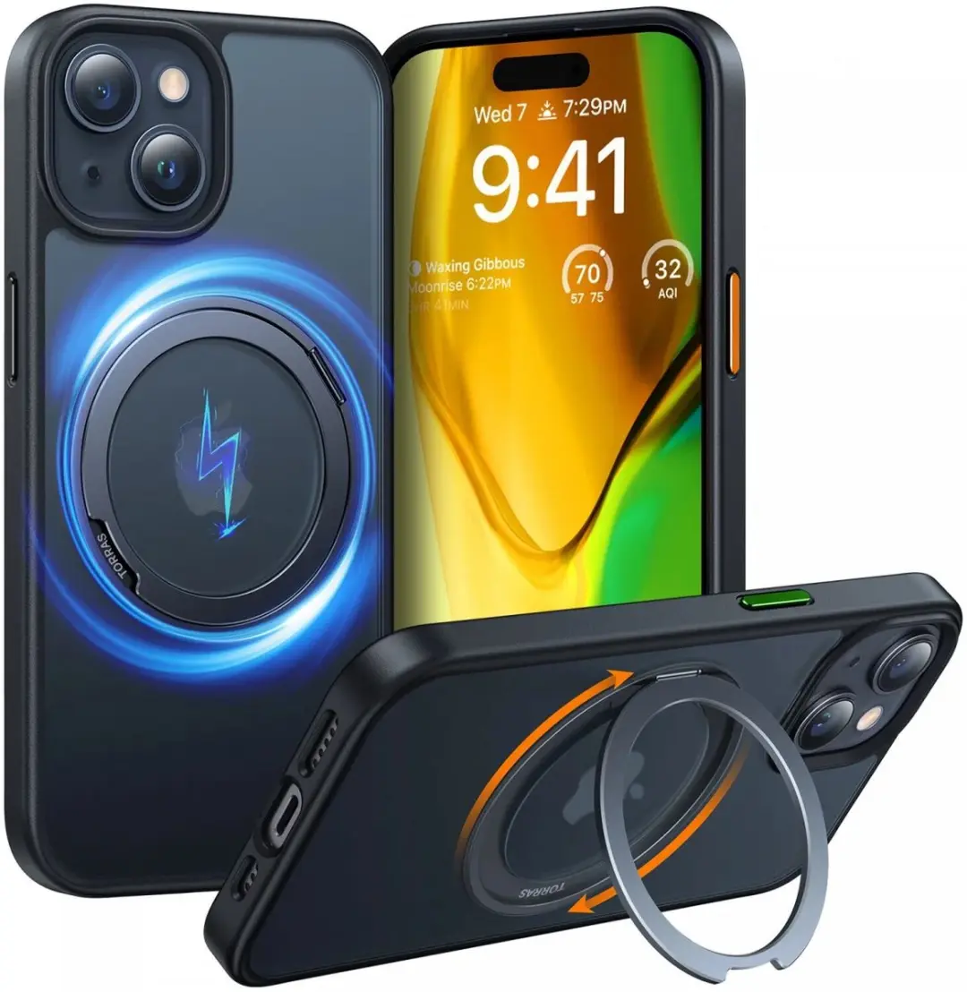 Torras UPro Ostand Pro X00FX0305 iPhone 15 Hoesje