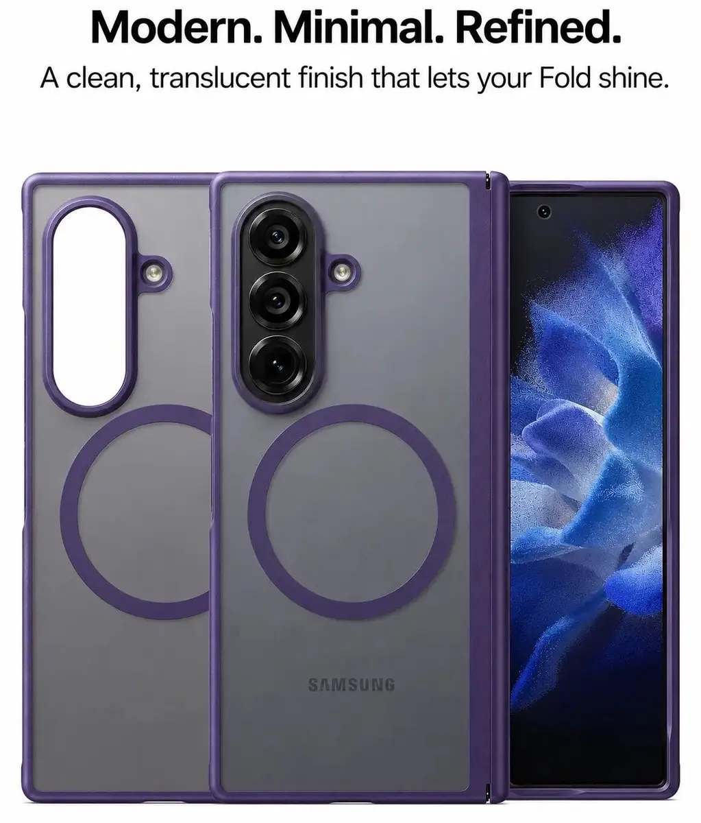 Torras Guardian Magnetic Hoesje Samsung Galaxy Z Fold8 Ultra - Paars