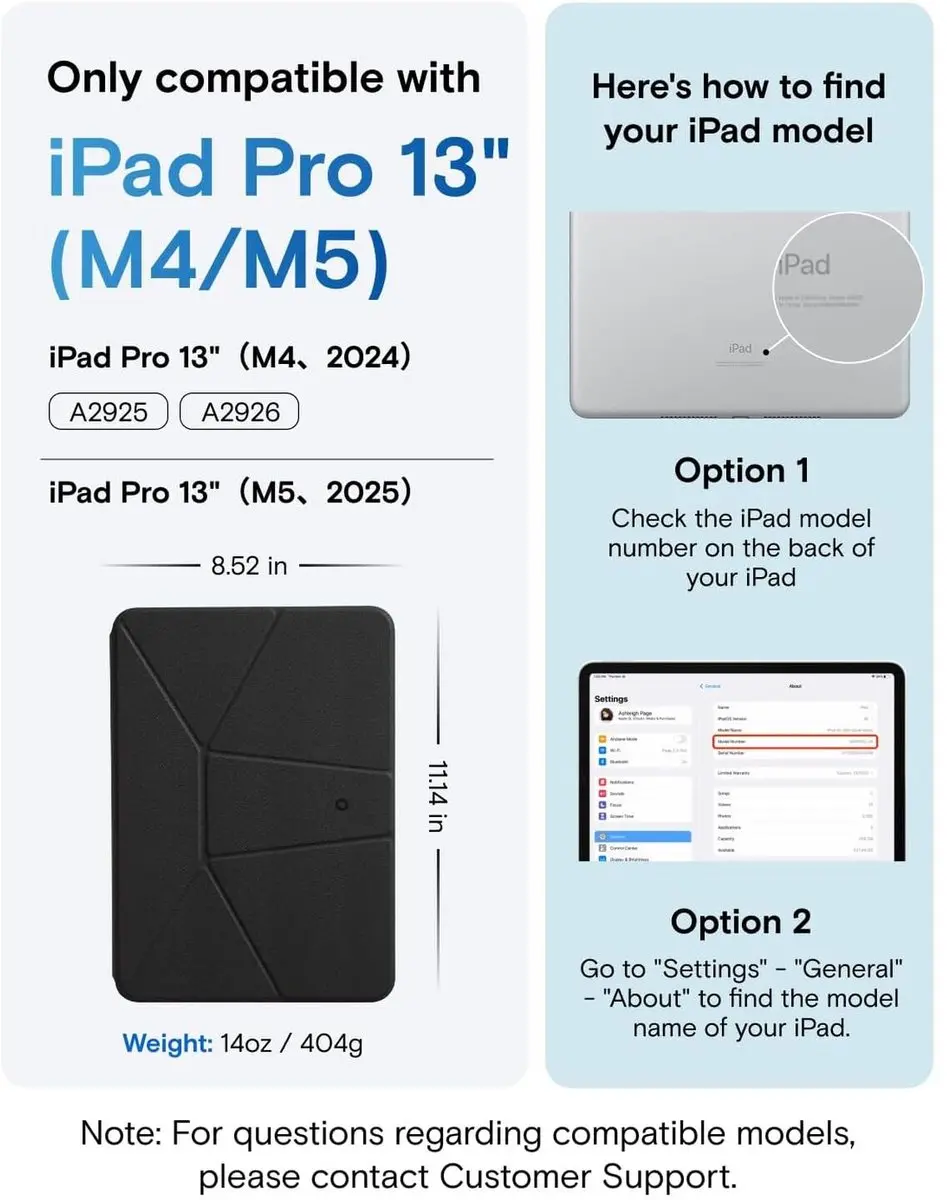 MOFT Dynamic Folio Book Case iPad Pro 2024/2025 - Zwart - afbeelding 6 van 6
