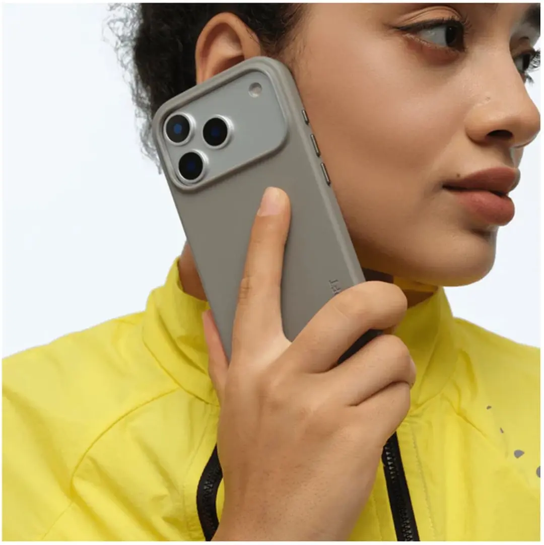 MOFT Hoesje iPhone 17 Pro - MagSafe Vegan Leer - Taupe