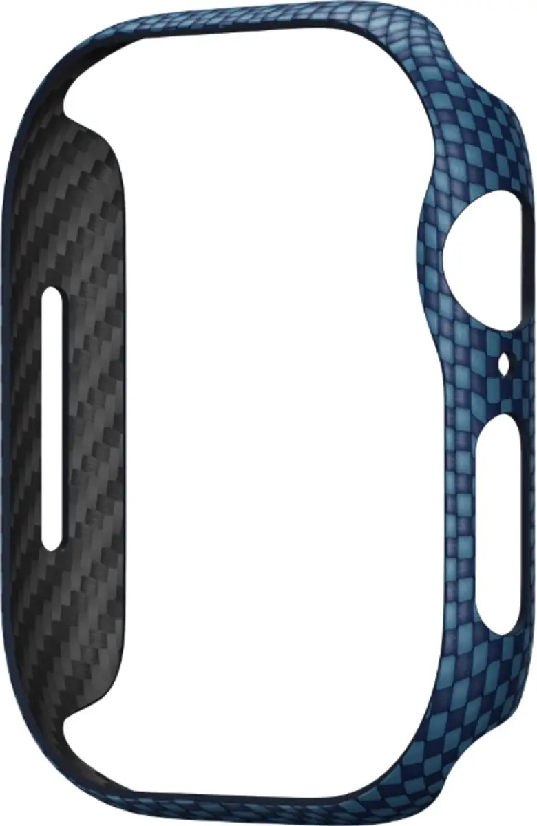 Pitaka Air Case Apple Watch 10 42mm - Blauw - 600D Aramidevezels