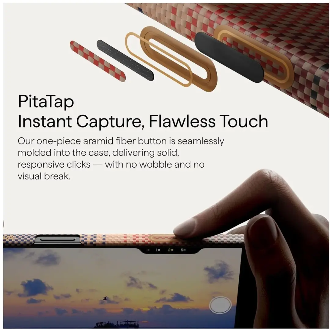 Pitaka Ultra-Slim Hoesje iPhone 17 Pro - 600D Aramidevezel - Sunset
