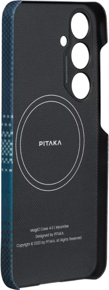 Pitaka MagEZ 4 Hoesje S24 Plus - Aramidevezels 600D - Blauw