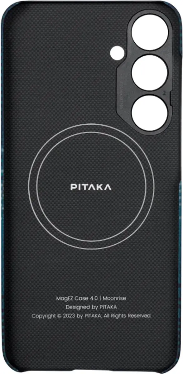 Pitaka MagEZ 4 Hoesje S24 Plus - Aramidevezels 600D - Blauw
