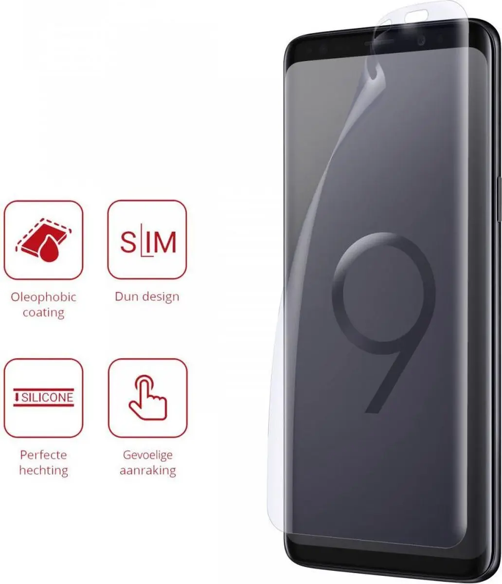Rosso Screen Protector Ultra Clear 2 Stuks - Samsung Galaxy S9