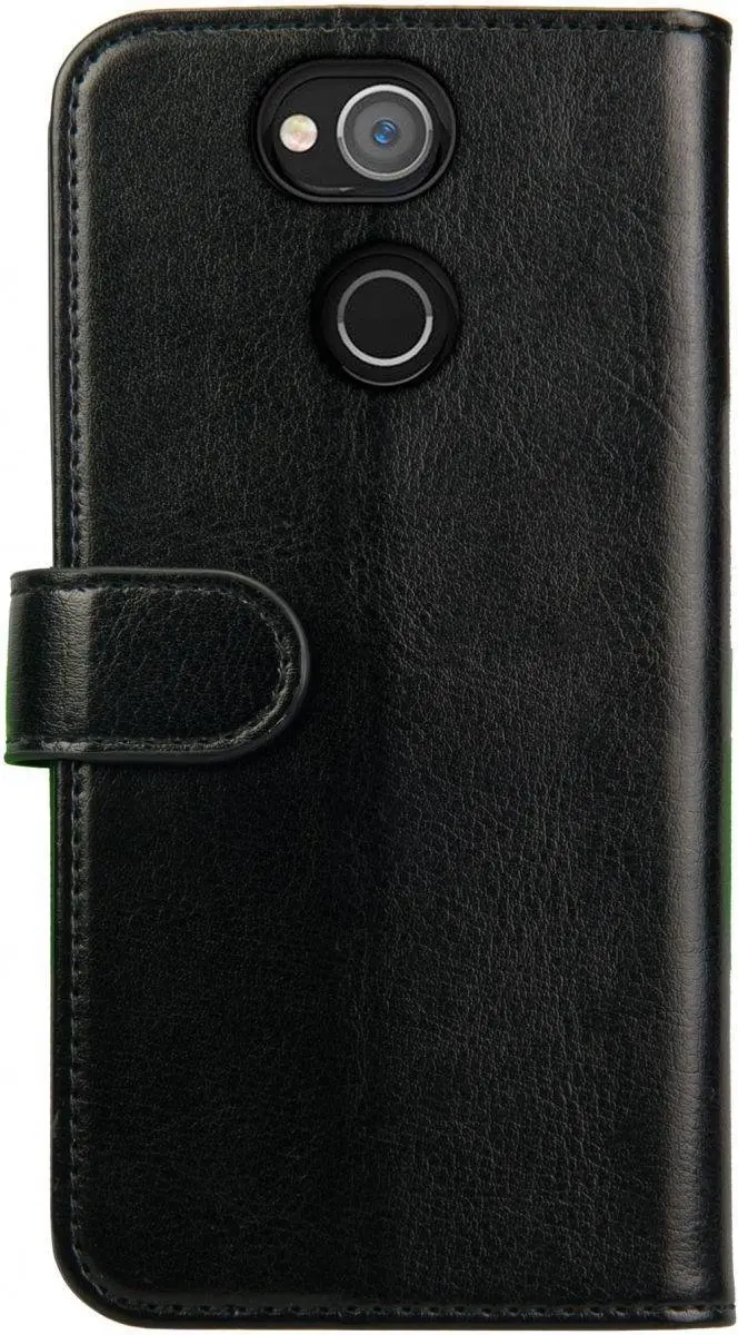 Rosso Element Book Case Wallet Sony Xperia XA2 - 3 Pasjes - Zwart