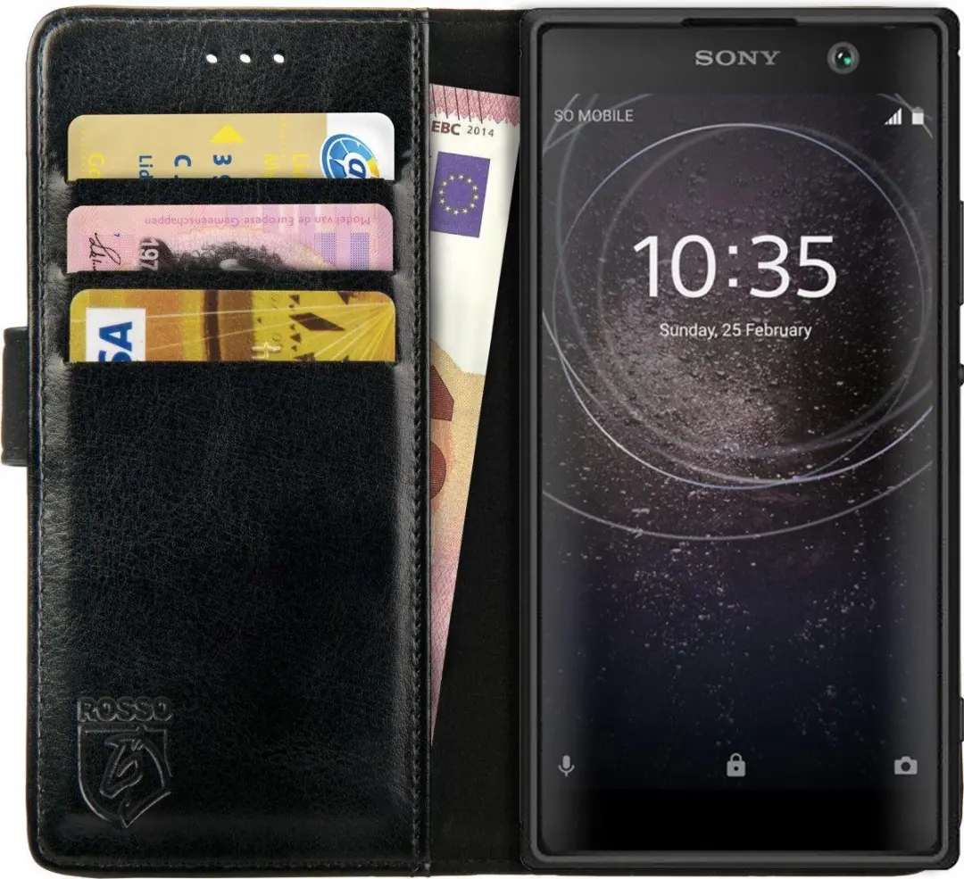 Rosso Element Book Case Wallet Sony Xperia XA2