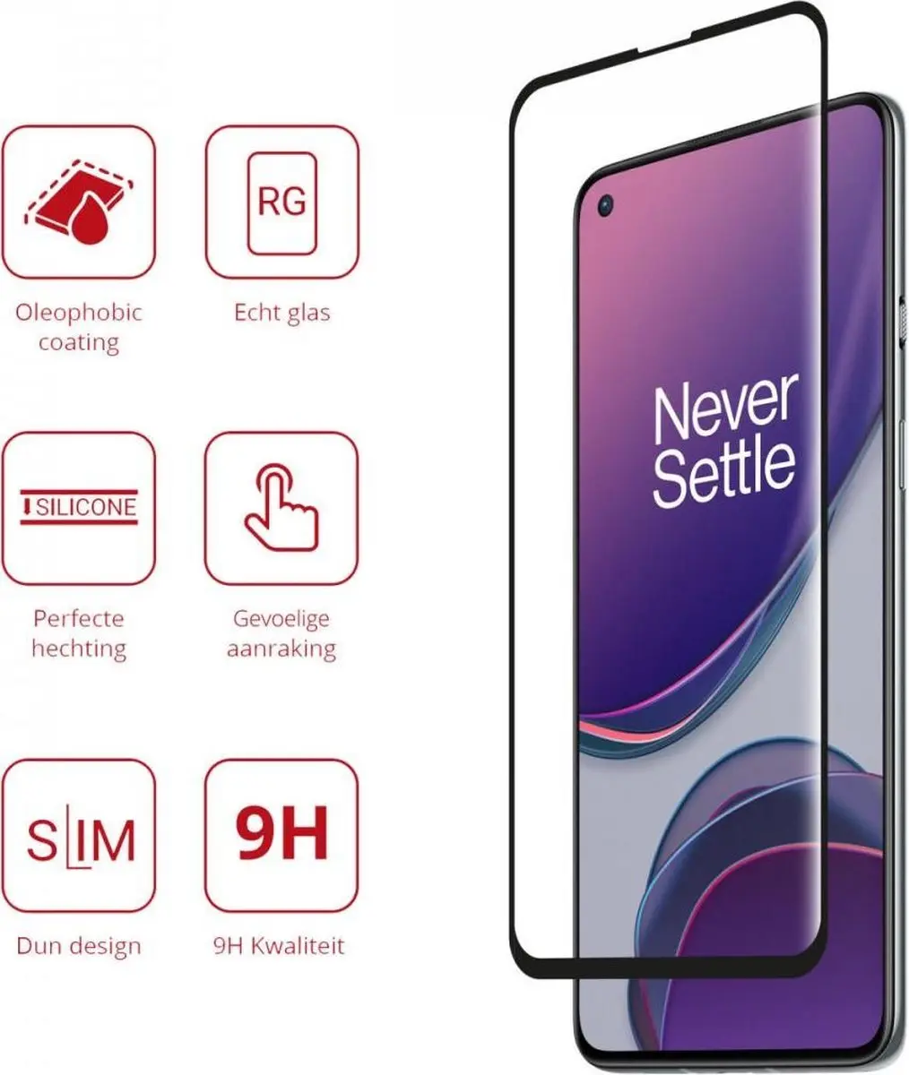 Rosso OnePlus 8T 9H Tempered Glass Screen Protector
