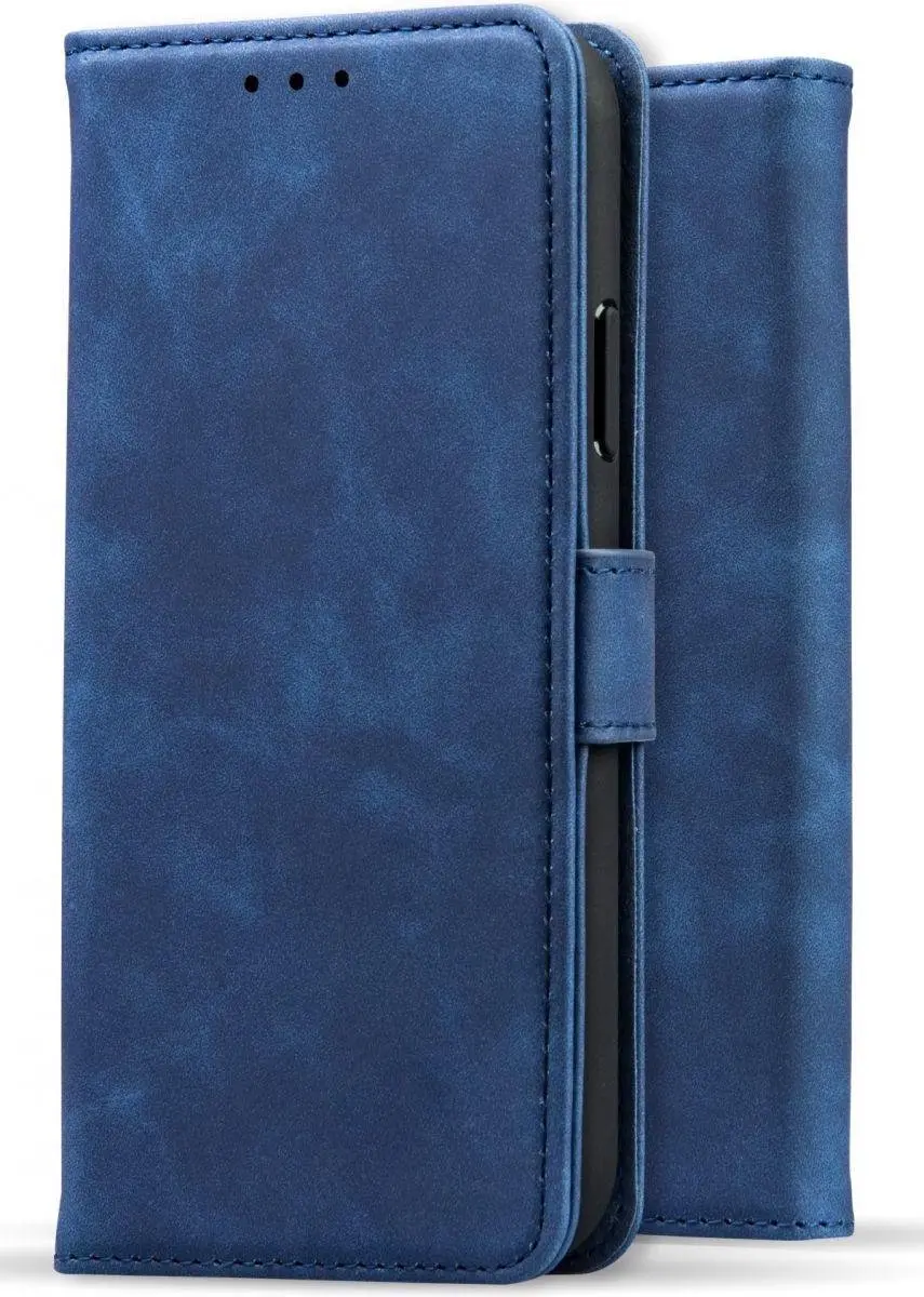 Rosso Element Book Case Wallet iPhone SE 2020/2022 - 3 Pasjes - Blauw