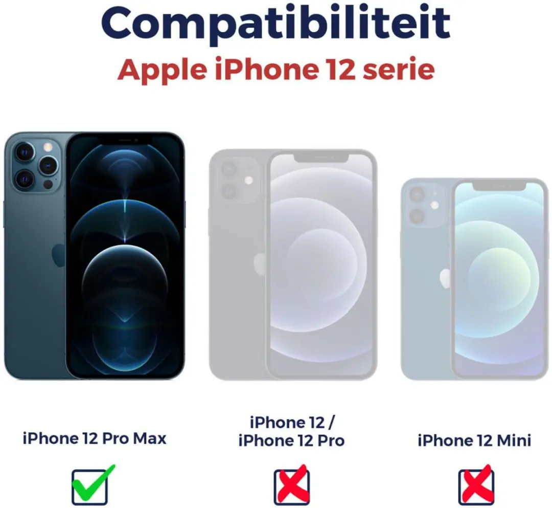 Rosso Screen Protector Ultra Clear - 2 Stuks - iPhone 12 Pro Max