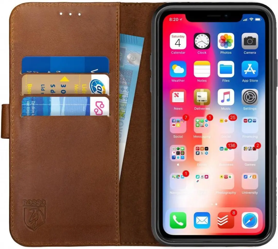 Rosso Deluxe Book Case iPhone 11