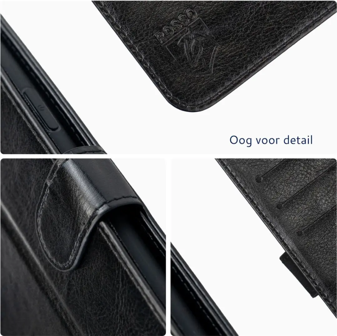 Rosso Element Book Case Wallet iPhone 11 Pro - 3 Pasjes - Zwart