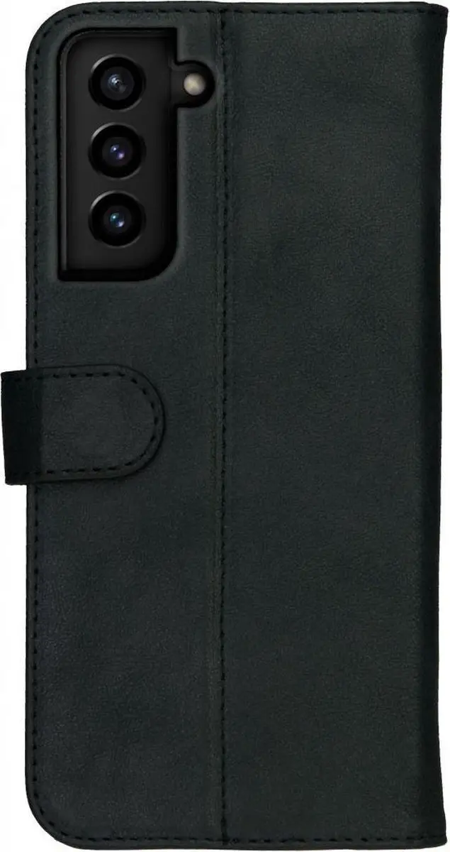 Rosso Deluxe Book Case Samsung Galaxy S21 Plus - 3 Pasjes - Zwart