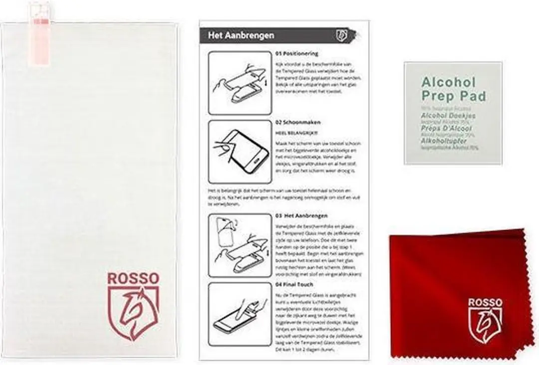 Rosso 9H Tempered Glass Screen Protector Samsung Galaxy A32 5G - afbeelding 6 van 6