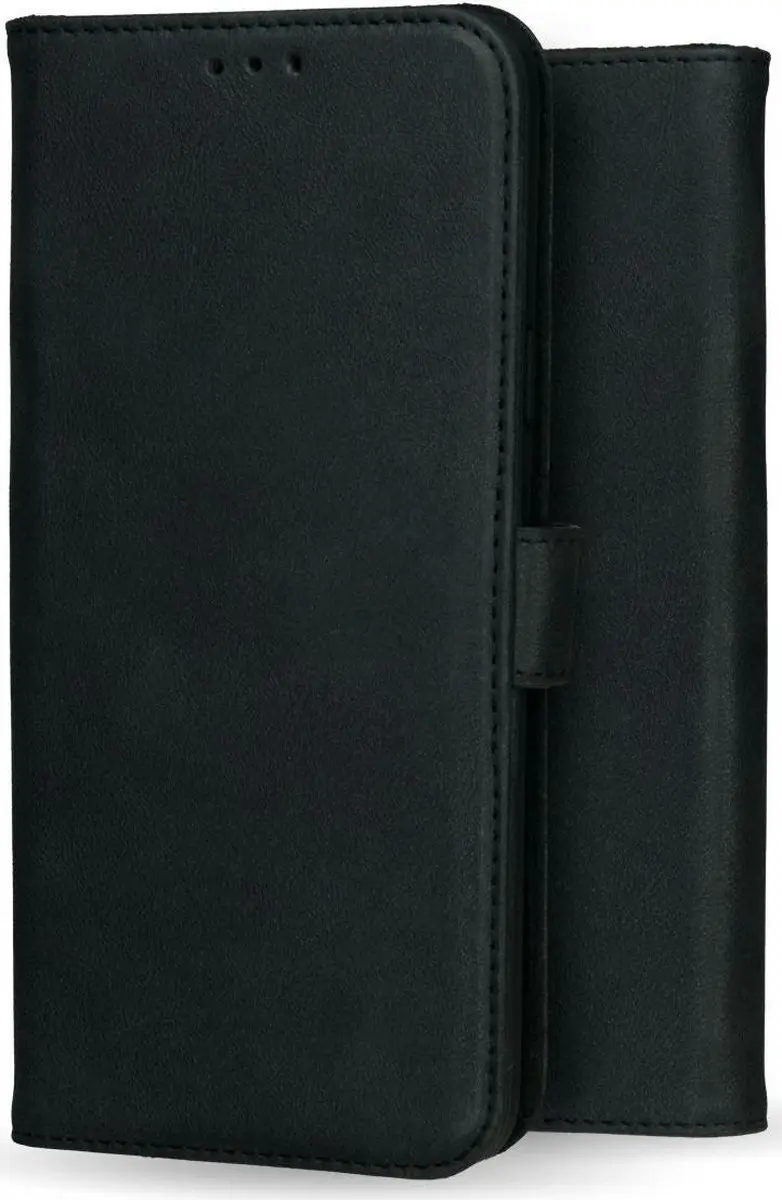 Rosso Deluxe Book Case Hoesje A52/A52S - 3 Pasjes - Zwart - afbeelding 6 van 6