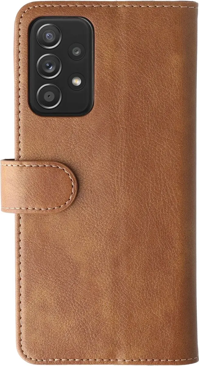 Rosso Element Book Case Wallet Samsung Galaxy A52 - 3 Pasjes - Bruin