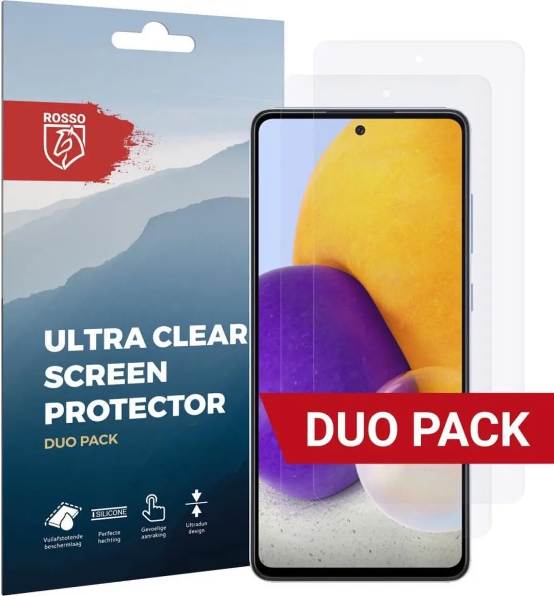 Rosso Screen Protector Ultra Clear 2 Stuks