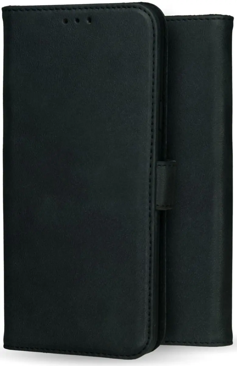 Rosso Deluxe Book Case Samsung Galaxy S21 FE - 3 Pasjes - Zwart