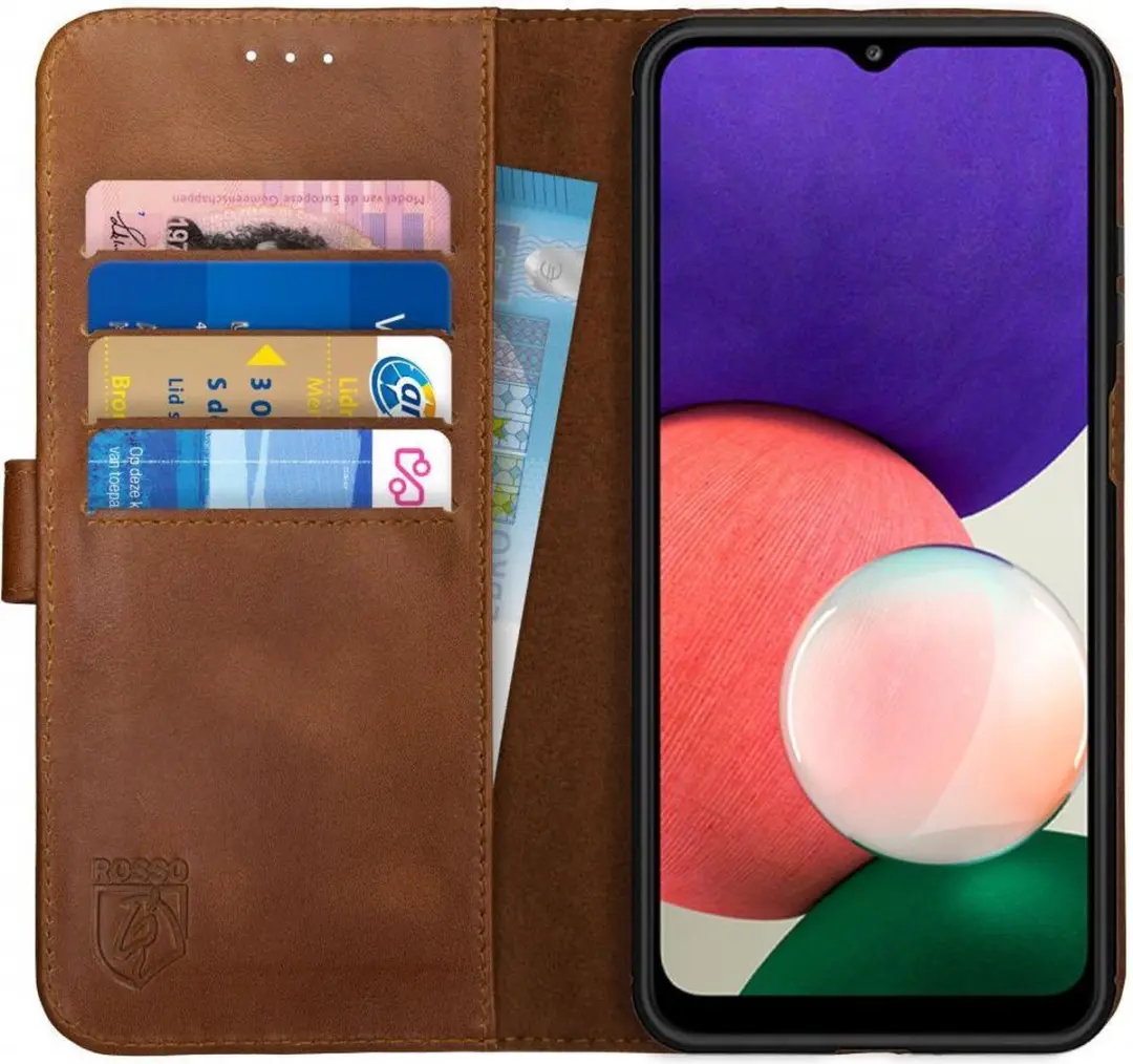 Rosso Deluxe Book Case Samsung Galaxy A22 5G