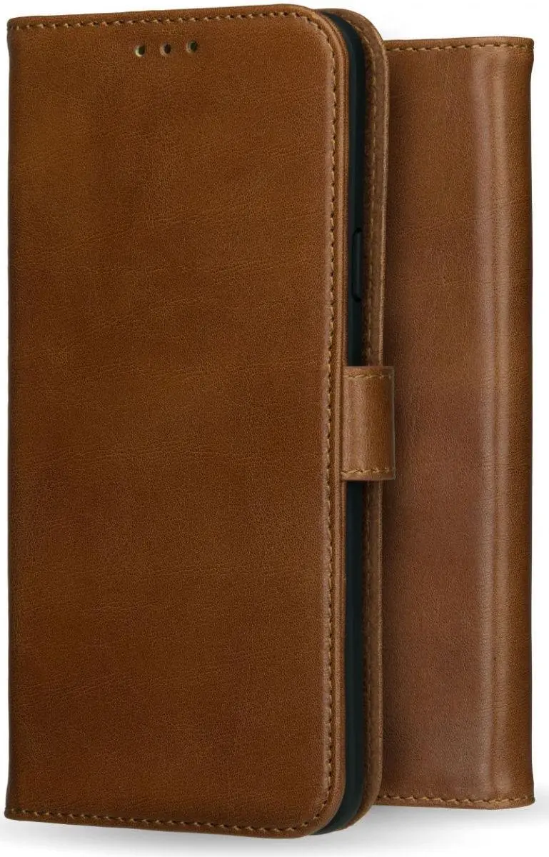 Rosso Deluxe Book Case Samsung Galaxy A22 5G - 3 Pasjes - Bruin