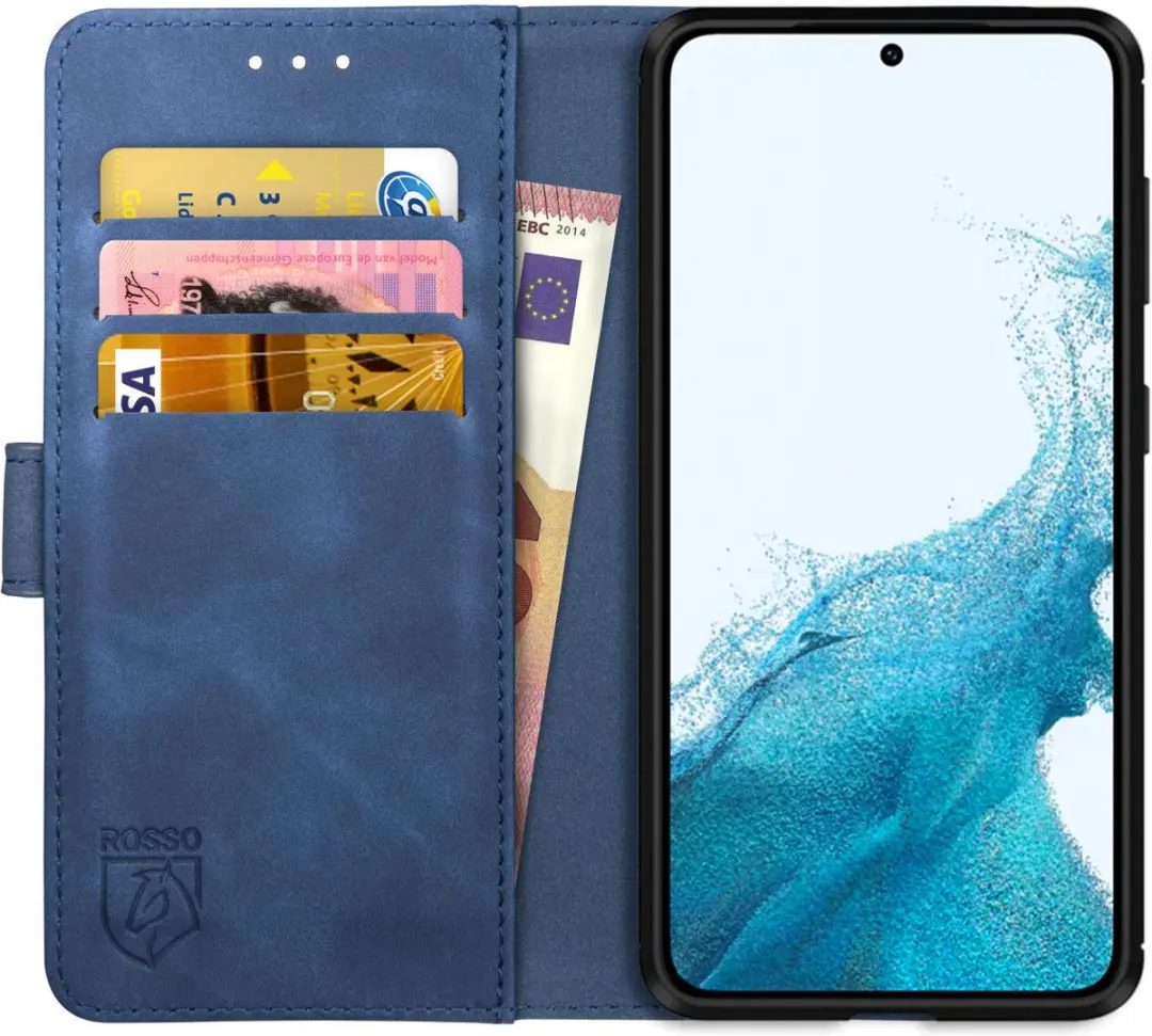 Rosso Element Book Case Wallet Hoesje Geschikt voor Samsung Galaxy S22