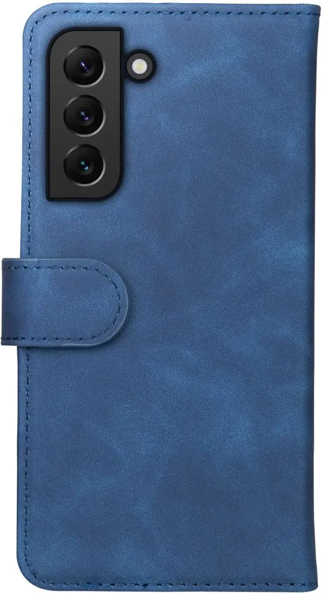 Rosso Element Book Case Wallet Samsung Galaxy S22 - 3 Pasjes - Blauw