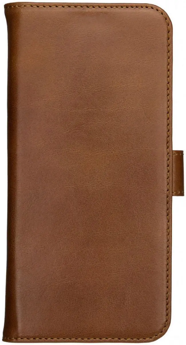 Rosso Deluxe Book Case iPhone 13 - 3 Pasjes Bruin