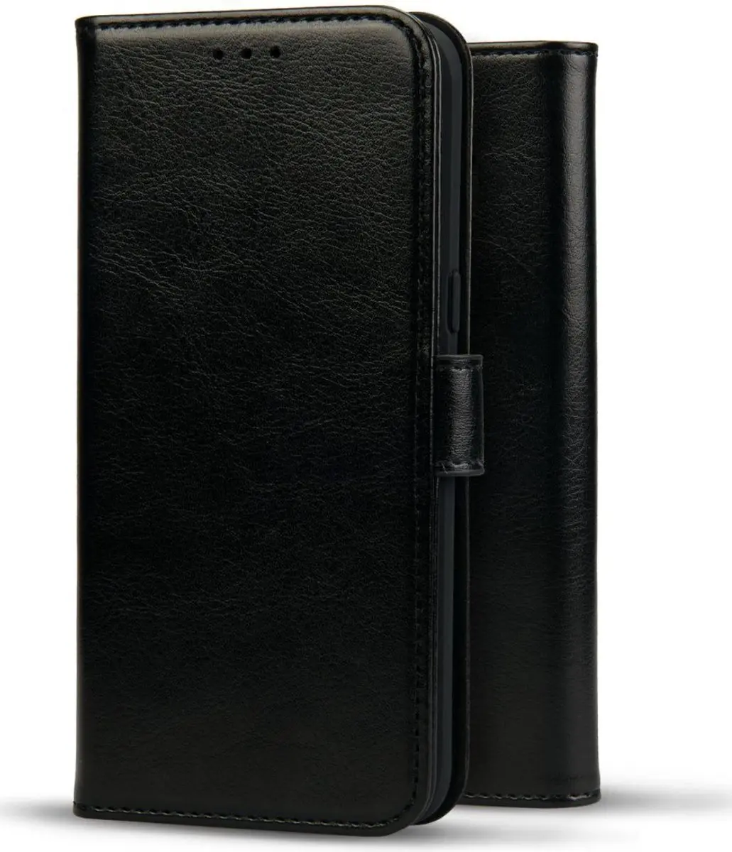 Rosso Element Book Case Wallet iPhone 13 Pro - 3 Pasjes - Zwart