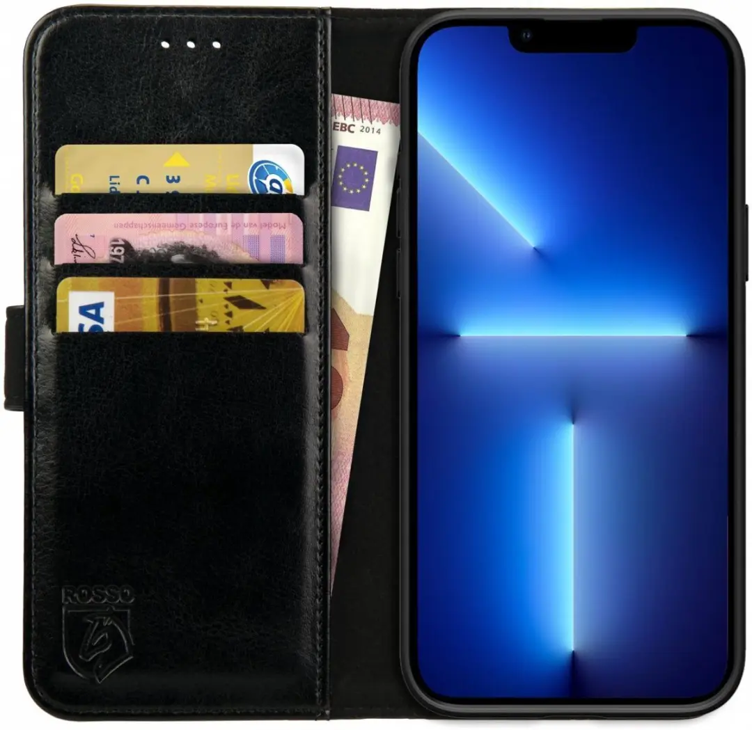 Rosso Element Book Case Wallet Hoesje Geschikt voor Apple iPhone 13 Pro