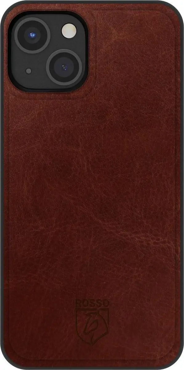 Rosso Element 2-in-1 Hoesje iPhone 13 Mini - 3 Pasjes - Bruin