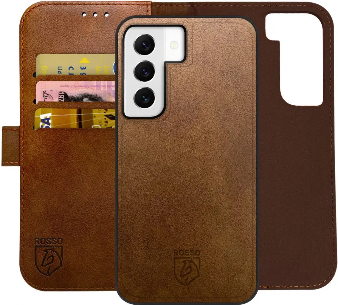 Rosso Element Uitneembaar 2-in-1 Hoesje Geschikt voor Samsung Galaxy S22