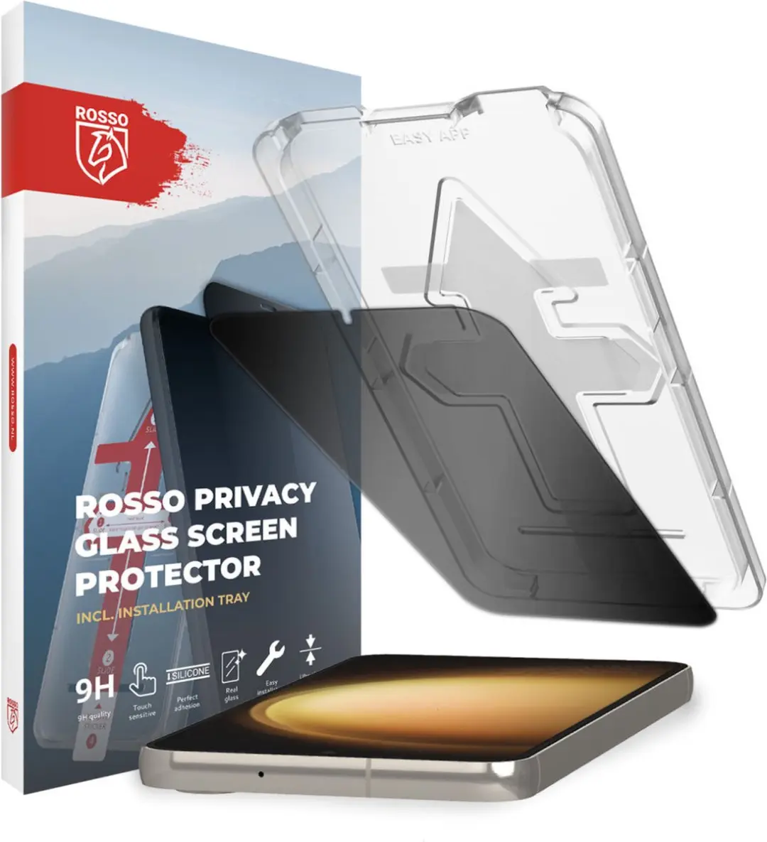 Rosso Privacy Screen Protector S23+