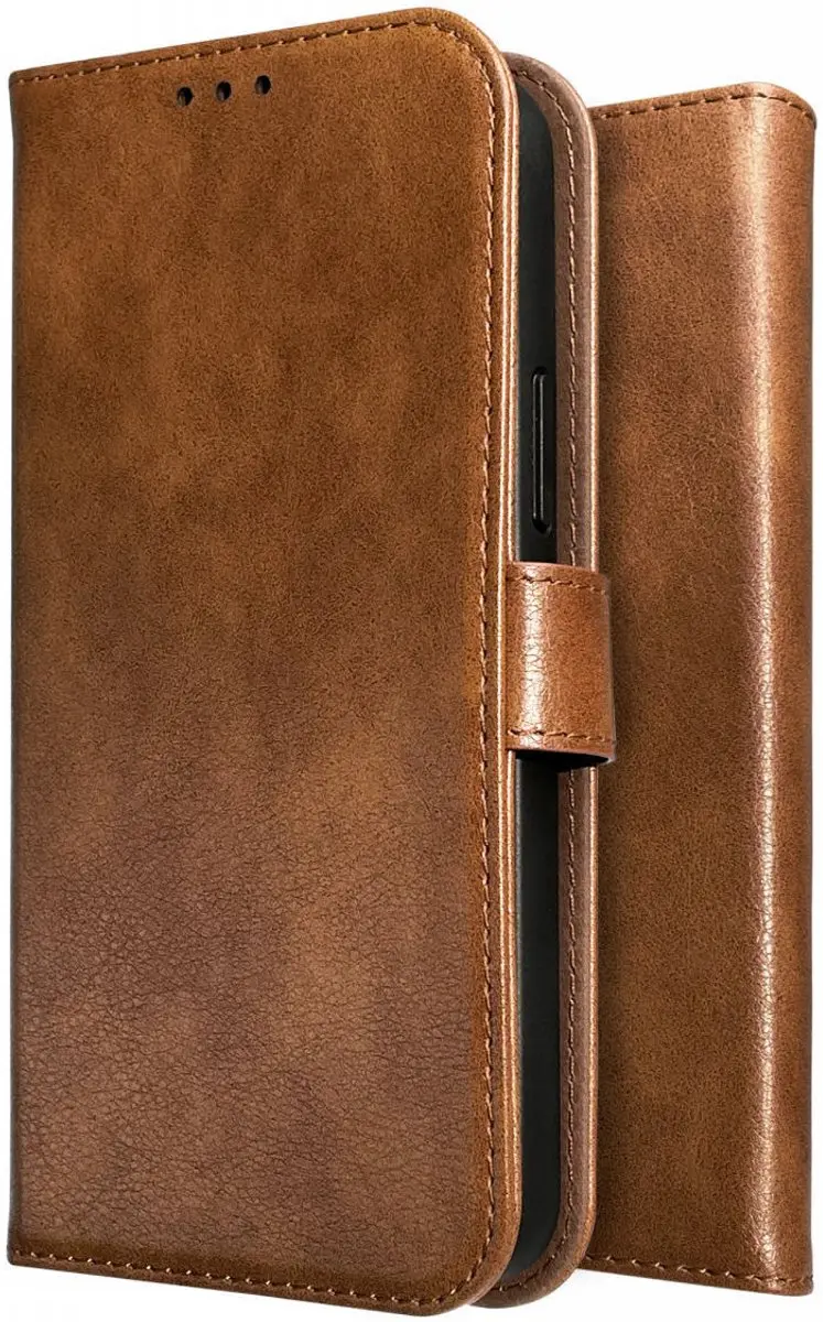 Rosso Element Book Case Wallet iPhone 14 Pro Max - 3 Pasjes - Bruin