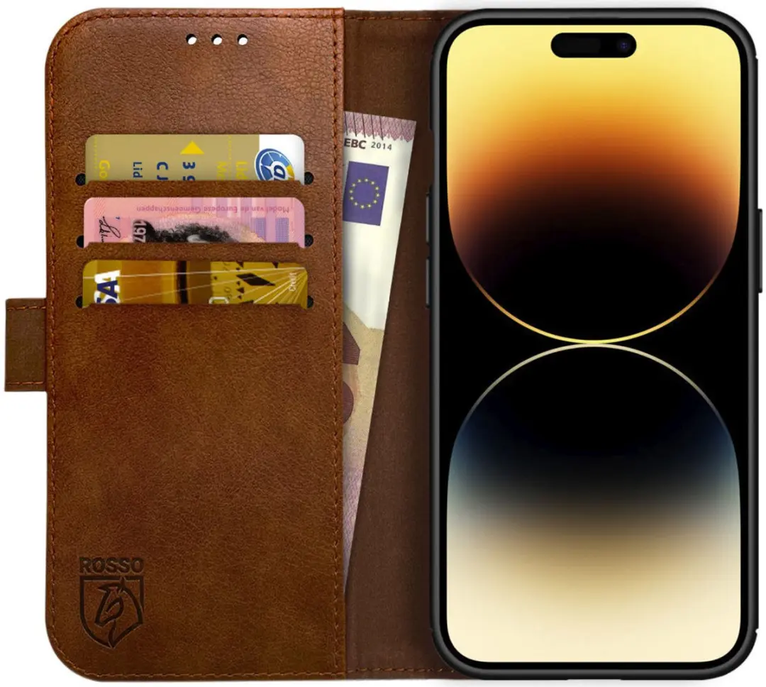 Rosso Element Book Case Wallet Hoesje Geschikt voor Apple iPhone 14 Pro Max