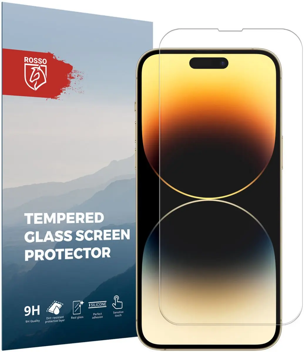 Rosso 9H Tempered Glass Screen Protector Geschikt voor Apple iPhone 14 Pro Max