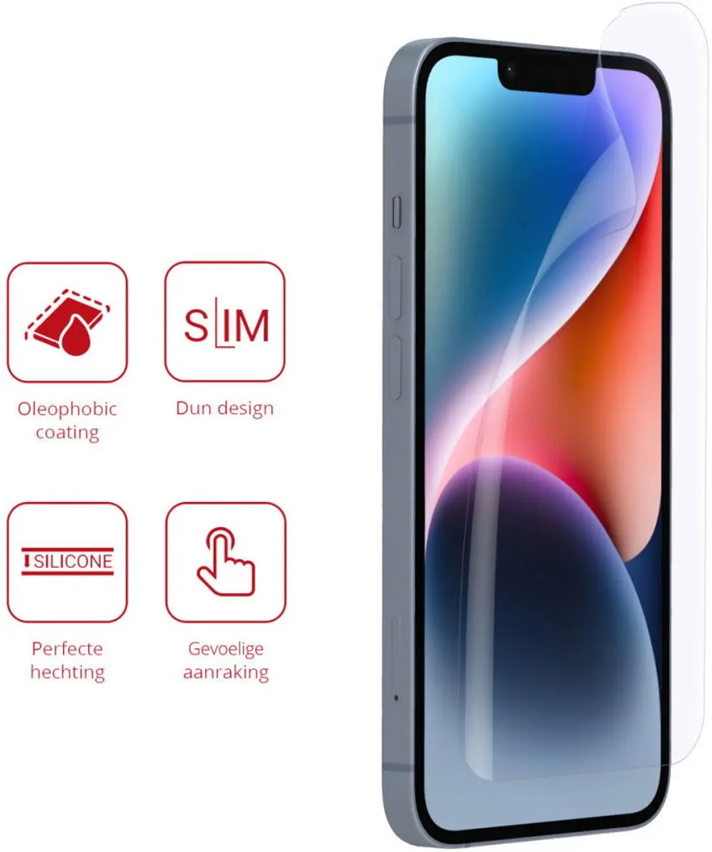 Rosso Screen Protector Ultra Clear voor iPhone 14 - 2 Stuks