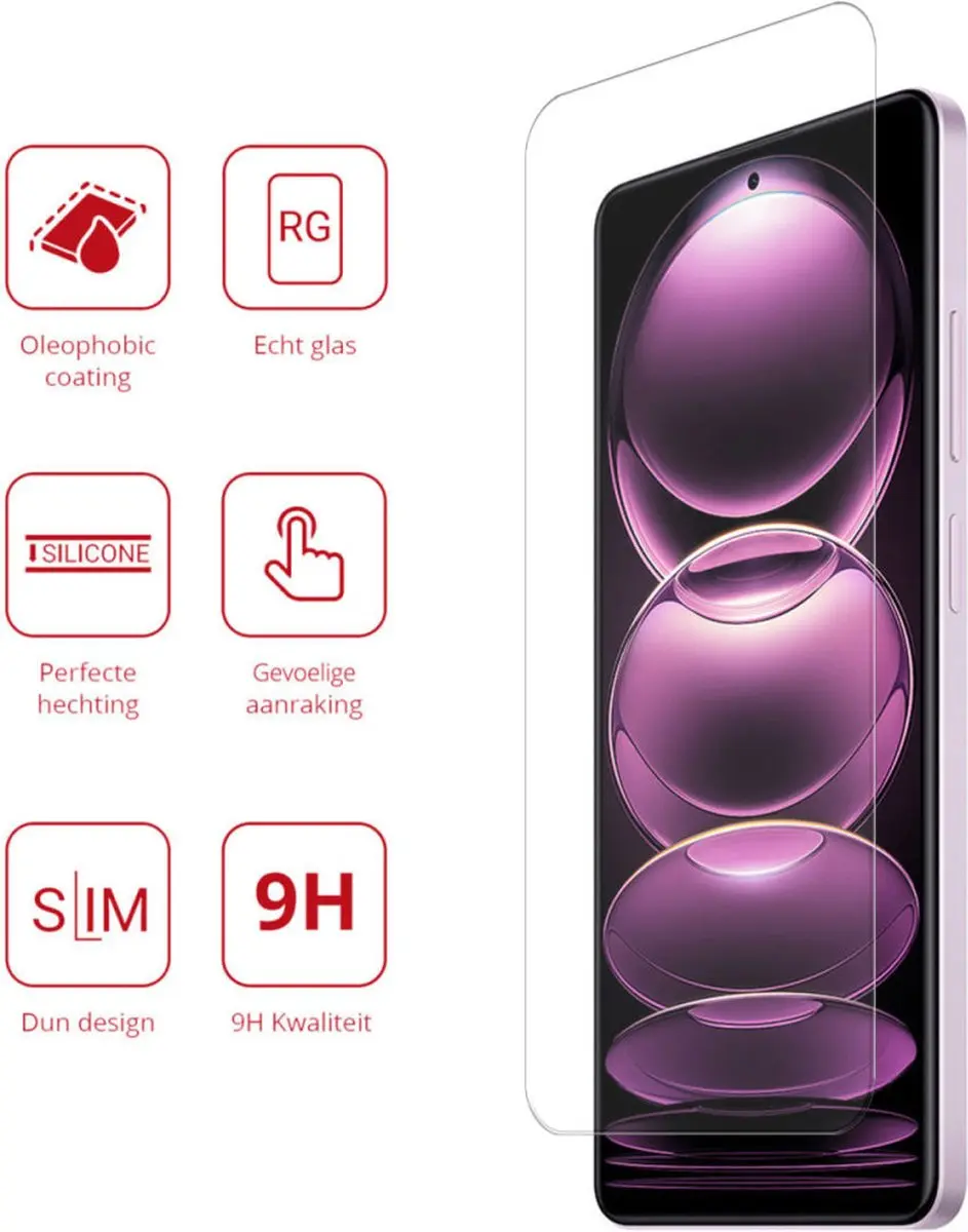 Rosso Xiaomi Redmi Note 12 Pro / Poco X5 Pro 9H Tempered Glass Screen Protector