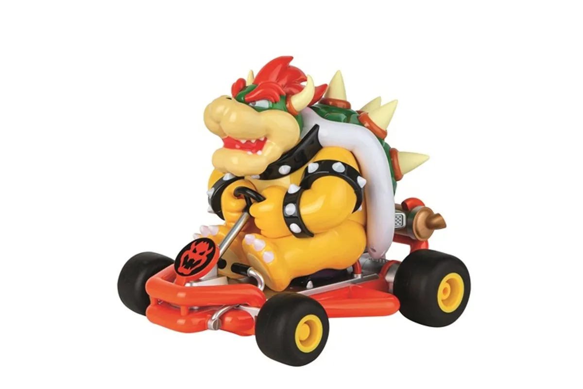 Carrera Mario Kart Pipe Kart Bowser RC Auto 1:18 - 21cm - 2,4GHz