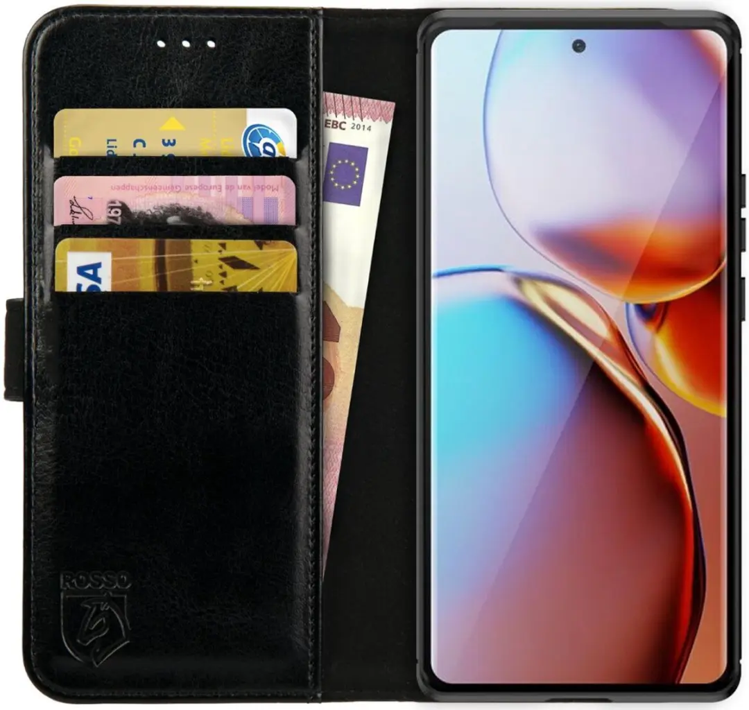 Rosso Element Book Case Wallet Hoesje Geschikt voor Motorola Edge 40 Pro