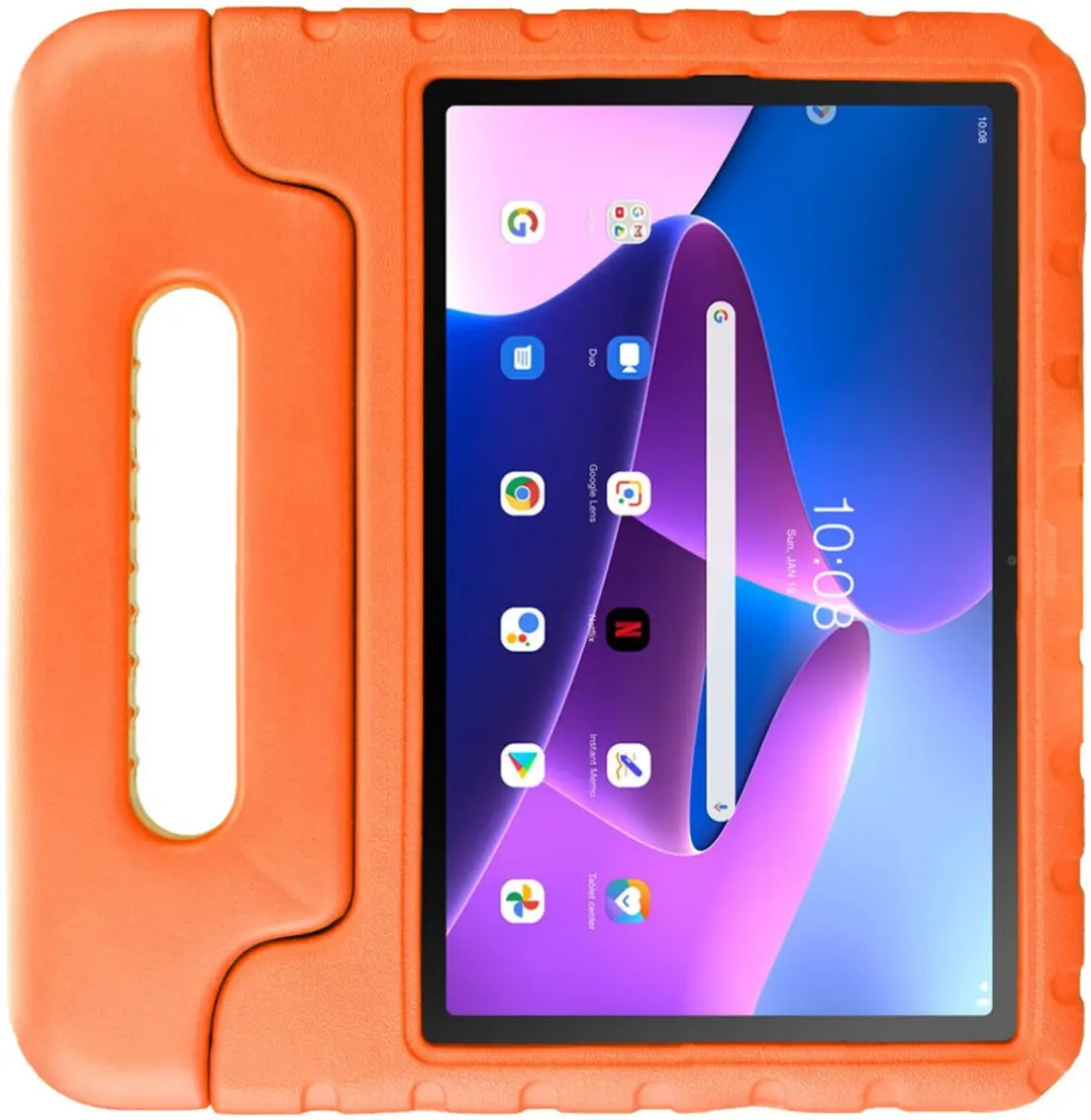 HappyCase Kinder Tablethoes Lenovo Tab M10 Plus - 10" - Oranje