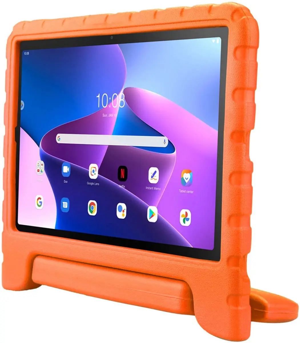 HappyCase Kinder Tablethoes Lenovo Tab M10 Plus - 10" - Oranje