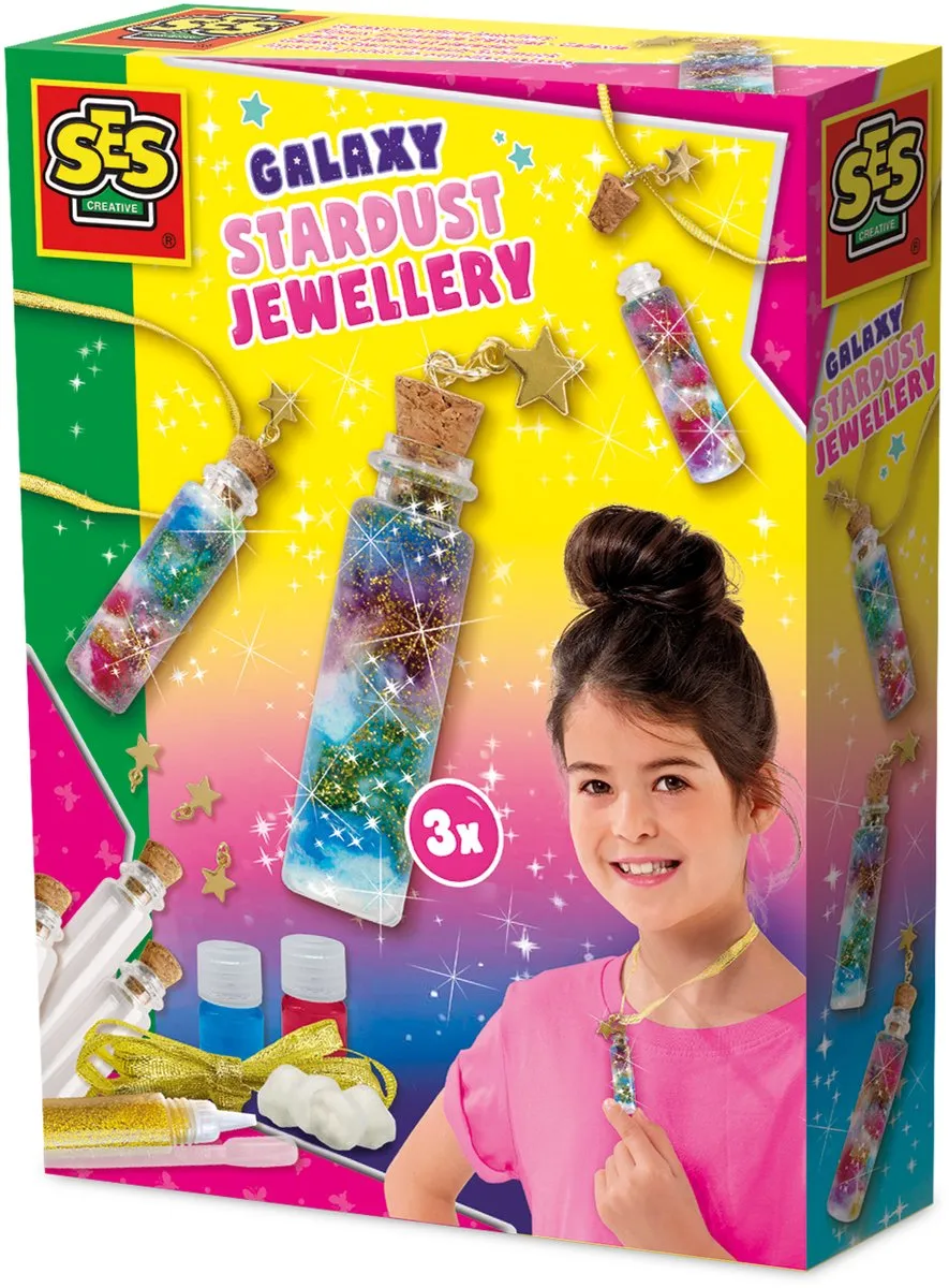 SES Creative Galaxy Stardust Sieradenknutselset