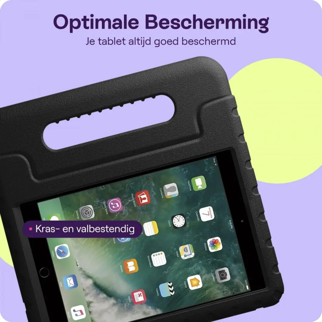 HappyCase Kinderhoes iPad 9.7 2017/2018/Air/Air 2 HC-IPD97-BK - Zwart