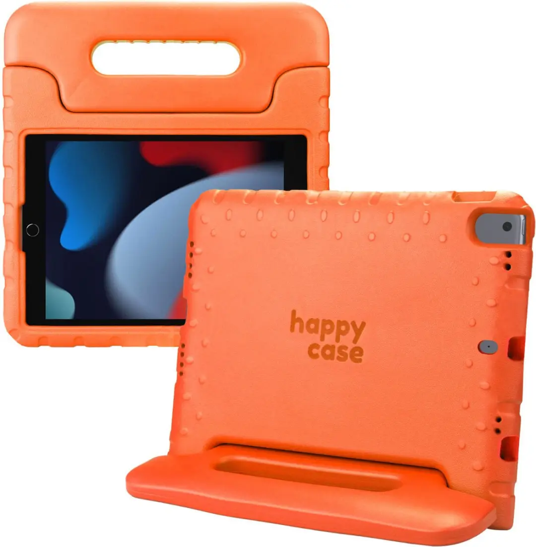 HappyCase Kinder Tablethoes iPad 10.2 2019/2021 - Oranje