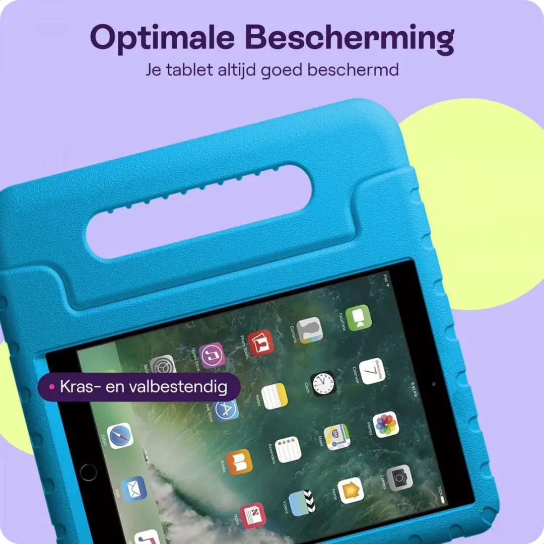 HappyCase Kinder Tablethoes iPad 9.7 2017/2018/Air - Blauw