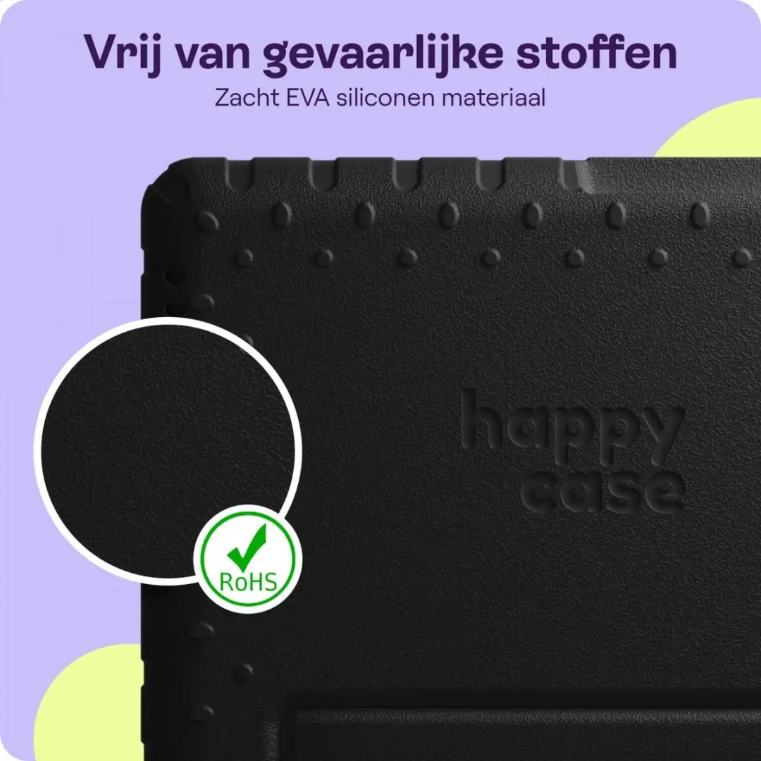 HappyCase Kinder Tablethoes Samsung Galaxy Tab S5e - 10.5" - Zwart