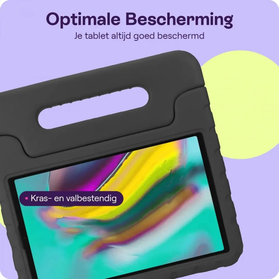 HappyCase Kinder Tablethoes Samsung Galaxy Tab S5e - 10.5" - Zwart