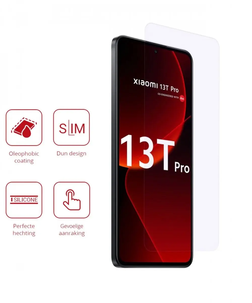 Rosso Screen Protector Ultra Clear - Xiaomi 13T/13T Pro - 2 Stuks